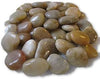 Polished River Pebbles - yellow