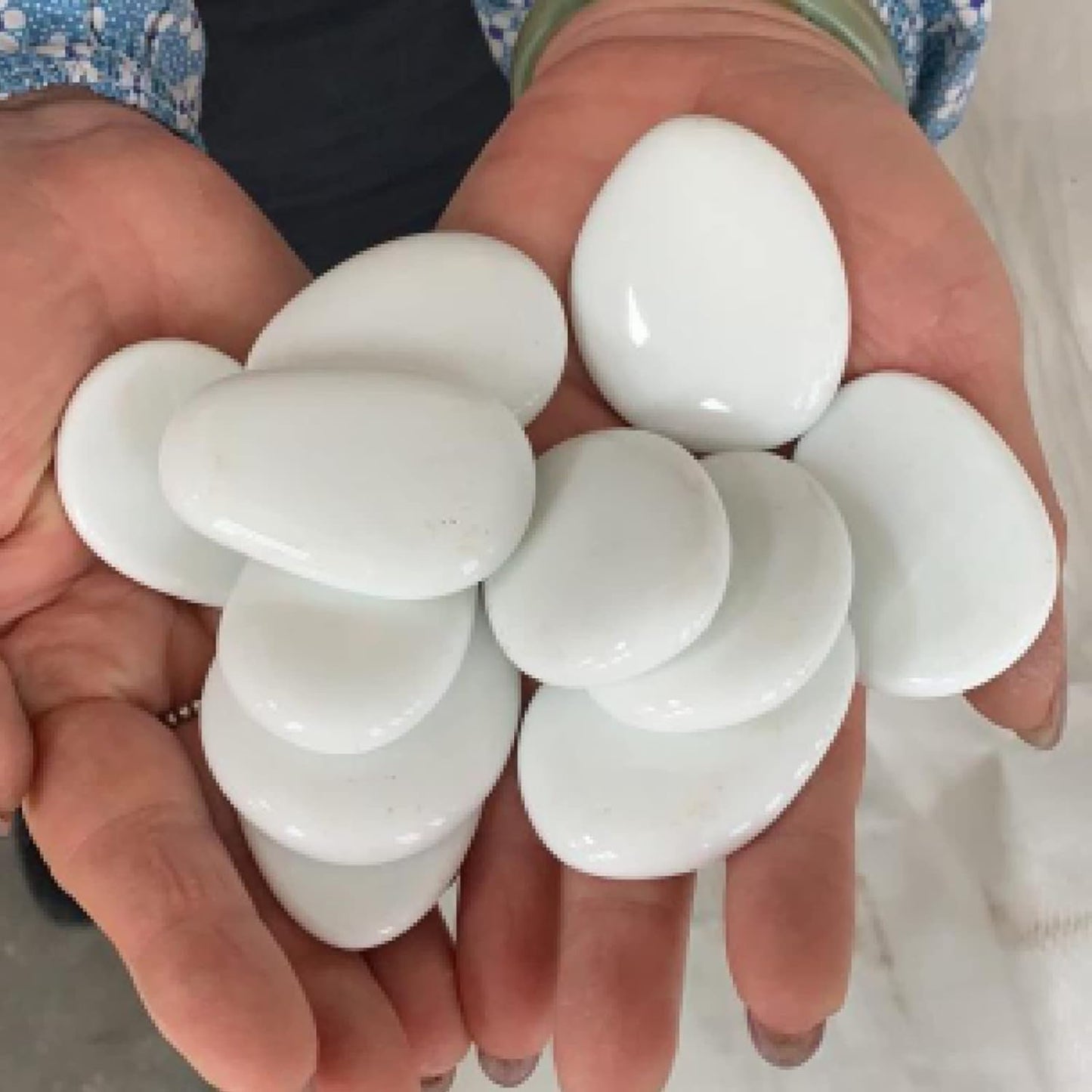 Large Story Painting Pebbles - White - SGI Online SGI Online