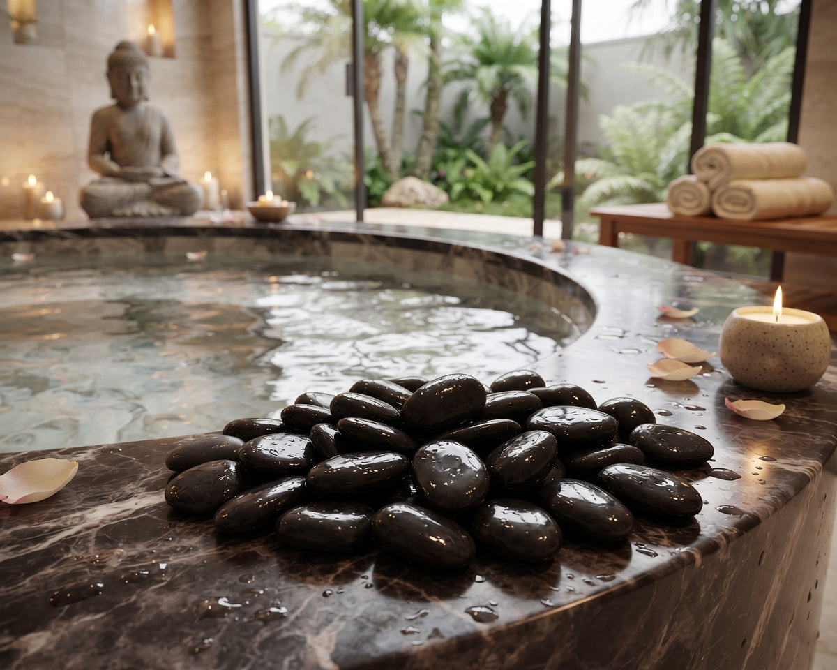 SGI Online Black Polished River Cobbles for Decor - SGI Online SGI Online