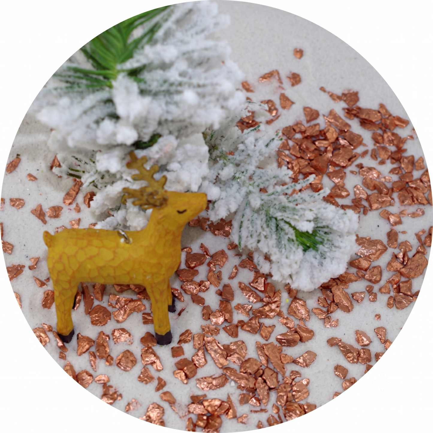 Silk Copper Quartz Crystal Chippings - Decorative SGI Online