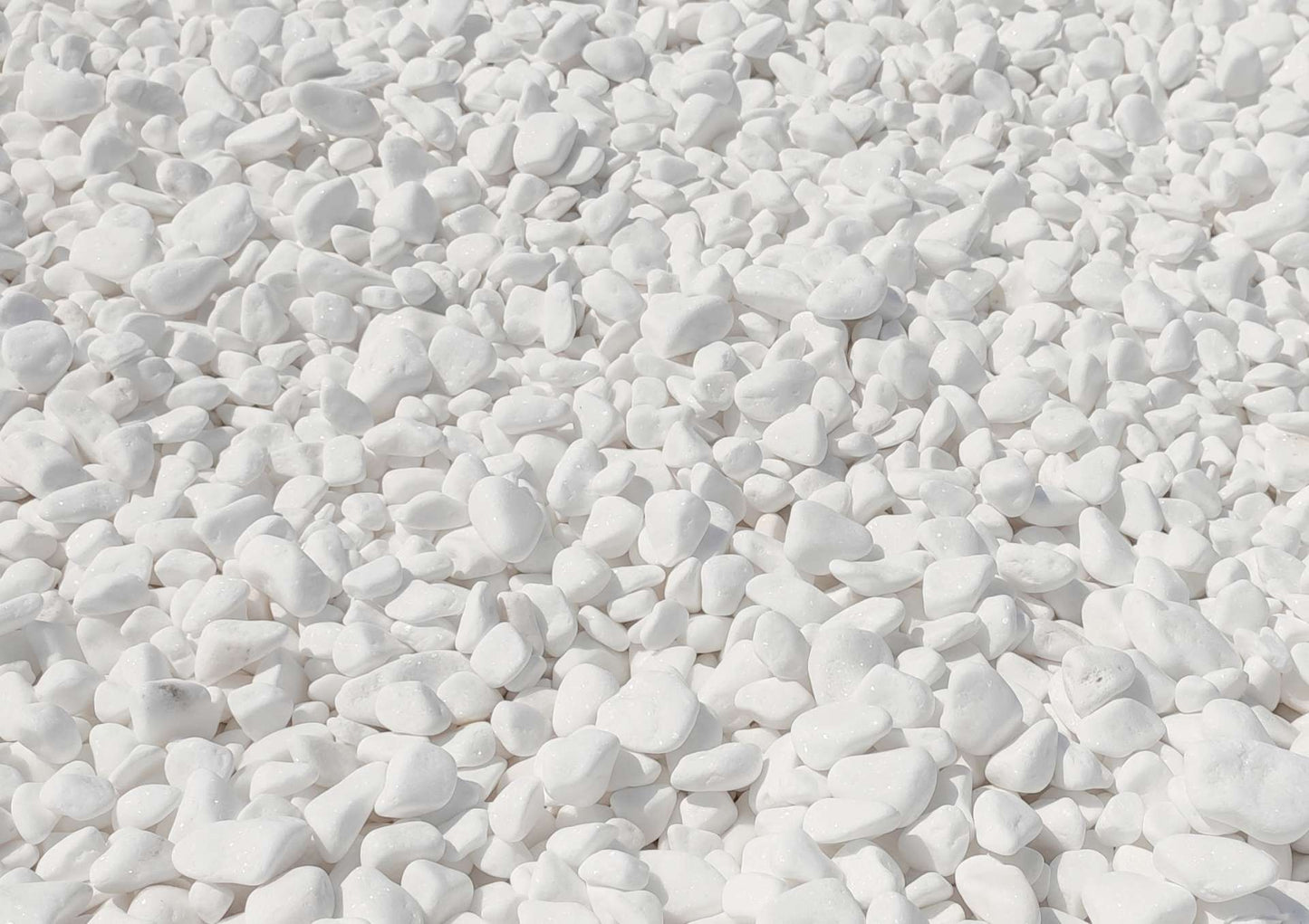 25 Kilo Thassos White Greek stone pebbles