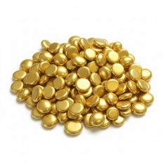 STONED Metallic Gold Glass Pebbles for Decor - SGI Online