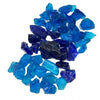 20kg Large Glass Chippings - Electric Blue - SGI Online