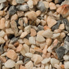 STONED polished stones flamingo garden chippings 10kg mix of pink beige white and gray small stones
