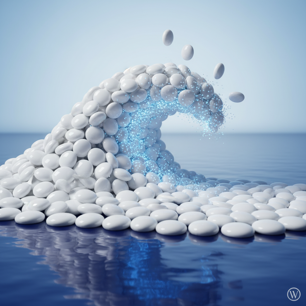 STONED White Glass Pebbles for Decorative Use SGI Online