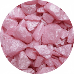 15kg Silk Luxury Quartz Crystal Chippings - Pink