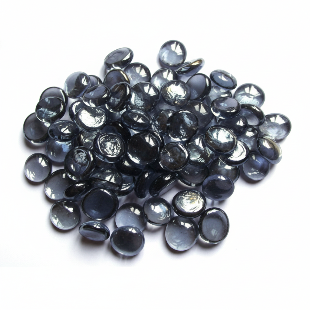 20kg Grey Glass Pebbles for Decorative Use - SGI Online - SGI Online