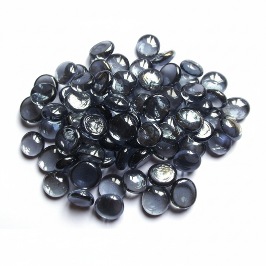 20kg Grey Glass Pebbles for Decorative Use - SGI Online - SGI Online SGI Online