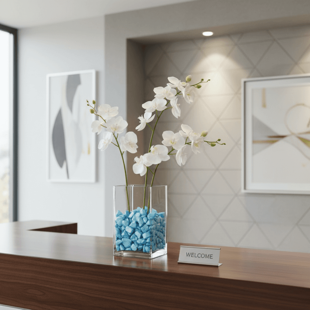15kg Silk Luxury Quartz Crystal Chippings - Baby Blue - SGI Online SGI Online