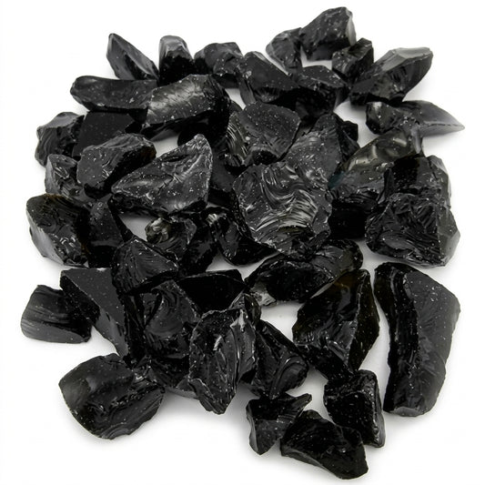Black Glass Chippings 12–20mm, 4.8kg Decorative Pack - SGI Online SGI Online