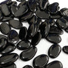 Black Polished Glass Decorative Pebbles 30-45mm Stones for Aquarium & Home Dec - SGI Online