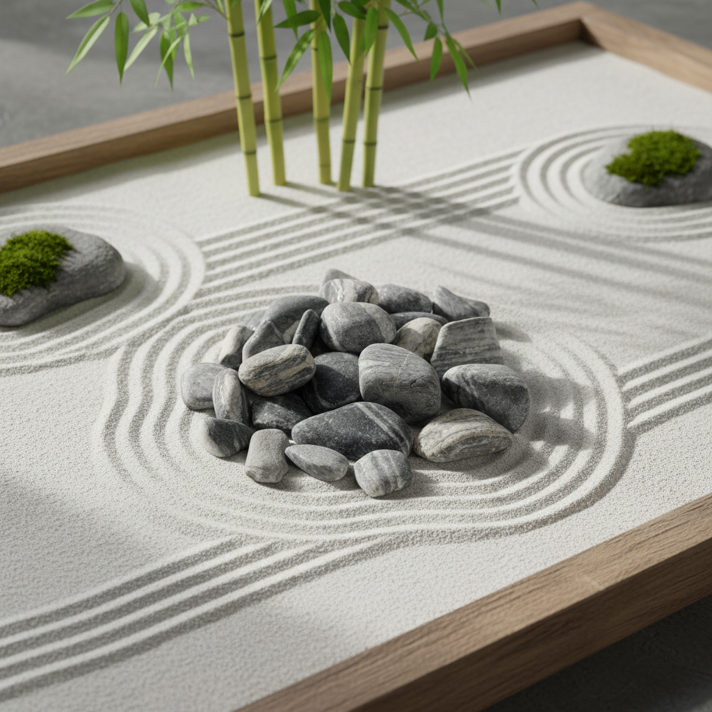 Black White Zebra River Cobbles - SGI Online