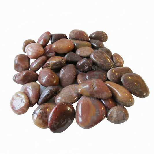 Red Polished River Pebbles Smooth Decorative Stones - SGI Online SGI Online