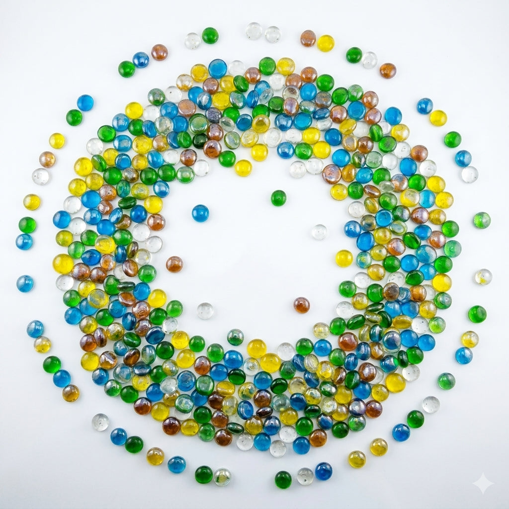 Summer Mix Glass Pebbles for Garden Decor - SGI Online