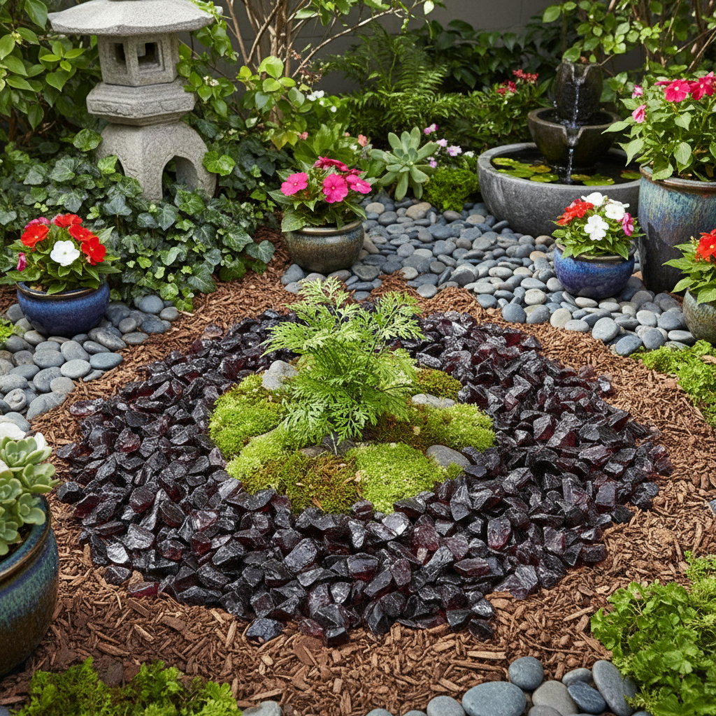 Decorative Lilac Large Glass Chippings - SGI Online SGI Online