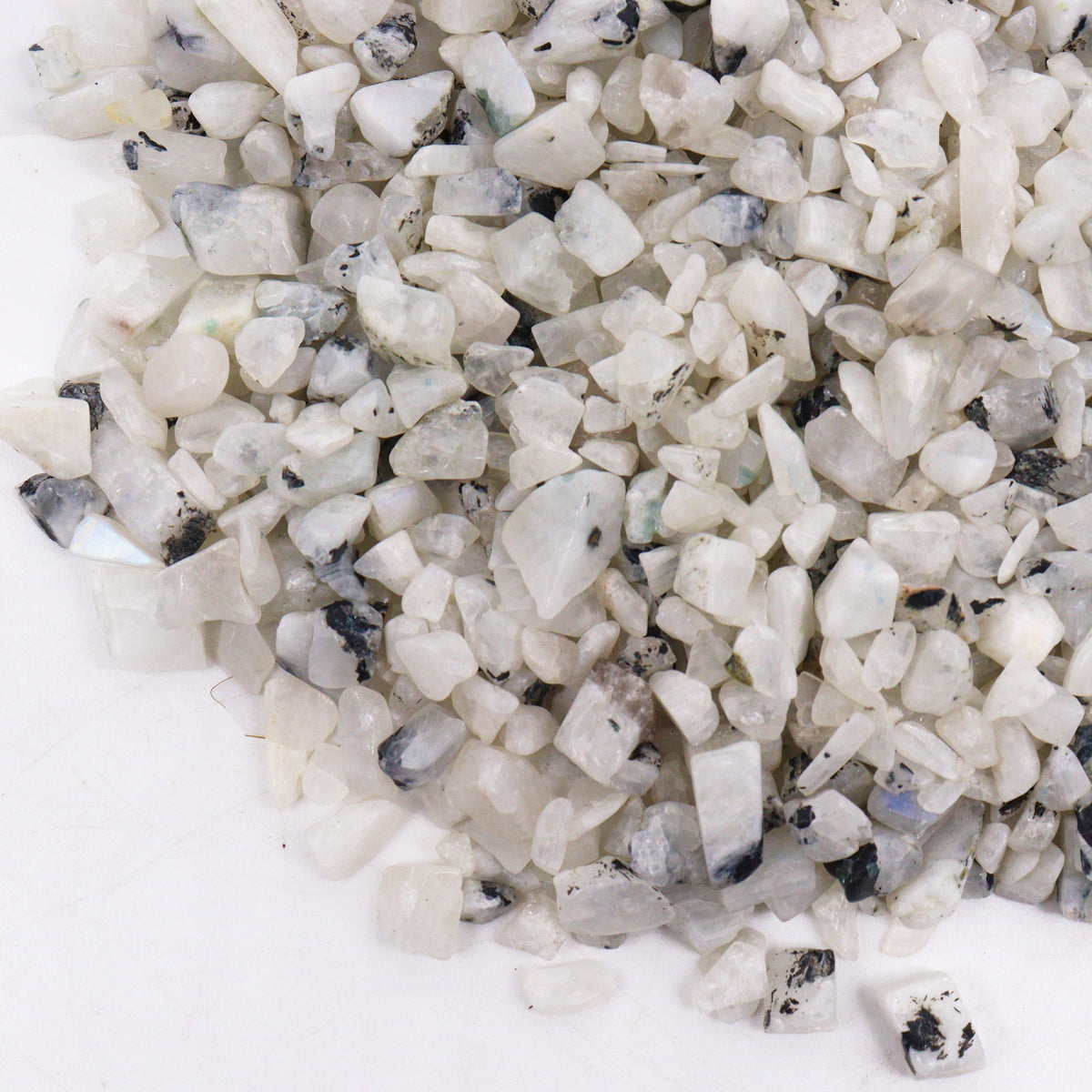 Rainbow Moonstone Polished Gemstone Chips, 1 kg - SGI Online