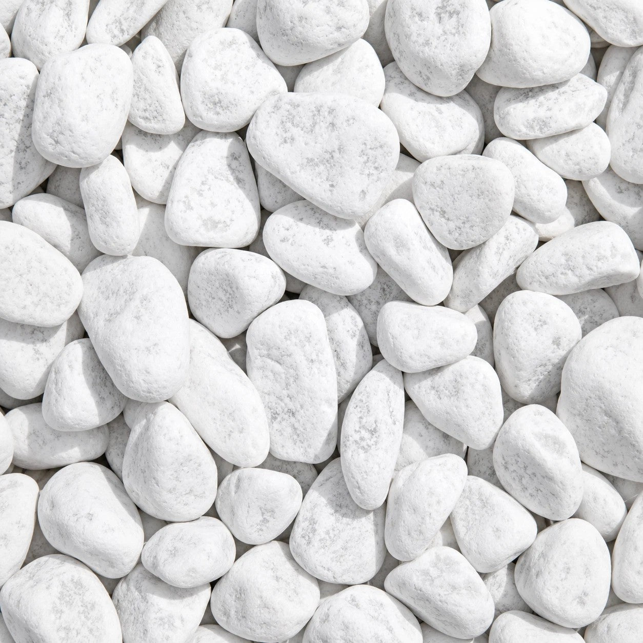 White Moldovan Stones Landscape Pebbles for Gardens - SGI Online SGI Online