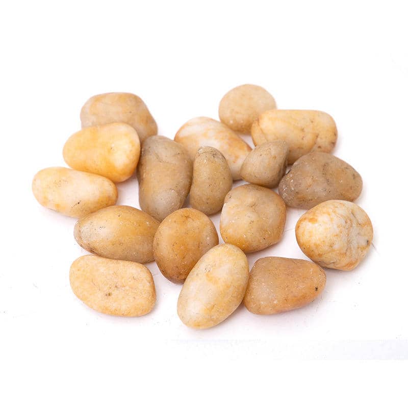 Yellow Polished River Pebbles - Smooth Stones - SGI Online