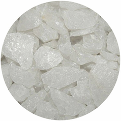 Snow White Silk Crystal Chippings for Garden Decor - SGI Online