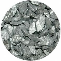 Silver quartz crystal chippings from SGI Online for decorative landscaping and garden paths