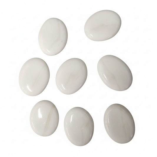 Set of smooth white story painting pebbles from SGI Online for creative art and decoration SGI Online