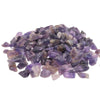 Polished amethyst gemstone chips in various purple shades from SGI Online