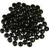 STONED black glass pebbles 15kg smooth shiny decorative stones for landscaping and crafts