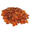 Carnelian gemstone chips 1kg pile of polished orange and reddish brown stones from SGI Online