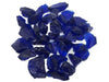 STONED cobalt blue glass chippings with rich deep blue color and irregular shapes for decorative use