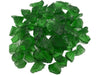 STONED green glass chippings 5kg in deep green irregular pieces for decoration and landscaping