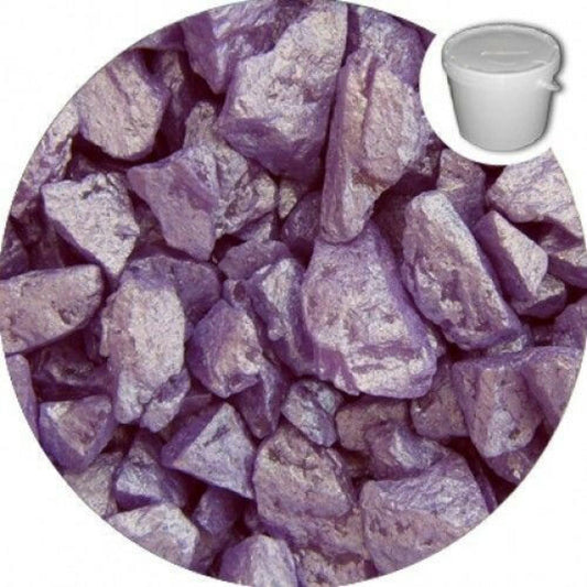 Lavender quartz crystal chippings in purple shade for garden decoration by SGI Online SGI Online