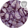Lavender quartz crystal chippings in purple shade for garden decoration by SGI Online