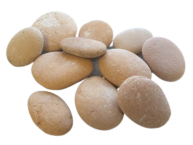 STONED large stones featuring smooth pink Japanese garden stones ideal for landscaping and decoration