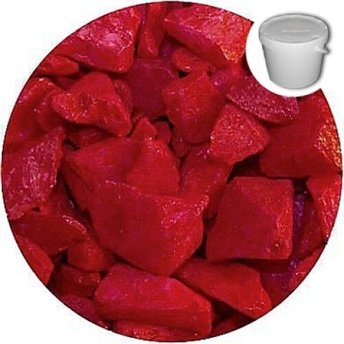 Silk Luxury Quartz Crystal Chippings - Red