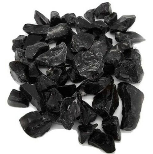 Large Glass Chippings - Black