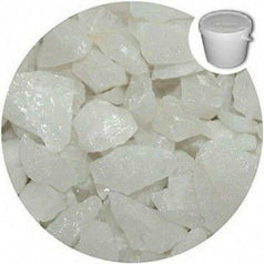 SGI Online silk crystal chippings for garden in white color for decorative landscaping